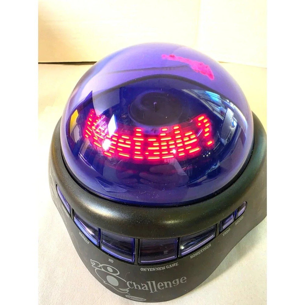 Vintage Challenge 20 Q Electronic Guessing Game Rare Black Color